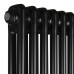 Дизайнерский радиатор Warm Well Column 2 1800*470 Black mat (нижнее)